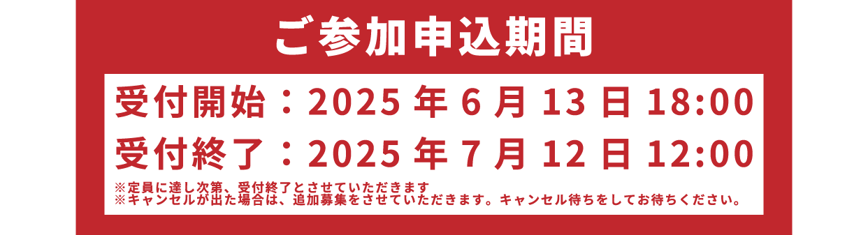 申込期間