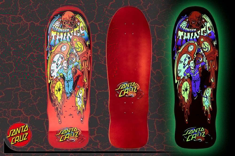 SCxSTRANGER THINGS MAX MELTING CLOCK