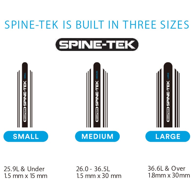 SPINE-TEK IS BUILT IN THREE SIZES
