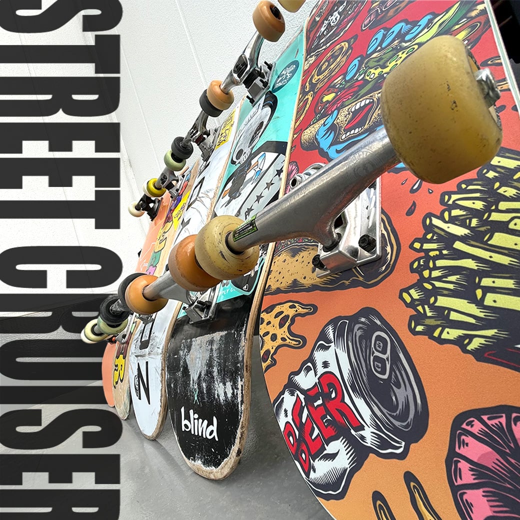 大人が楽しむ“ストリートクルーザー”デッキ＋足回りセットで自分だけの1台に！