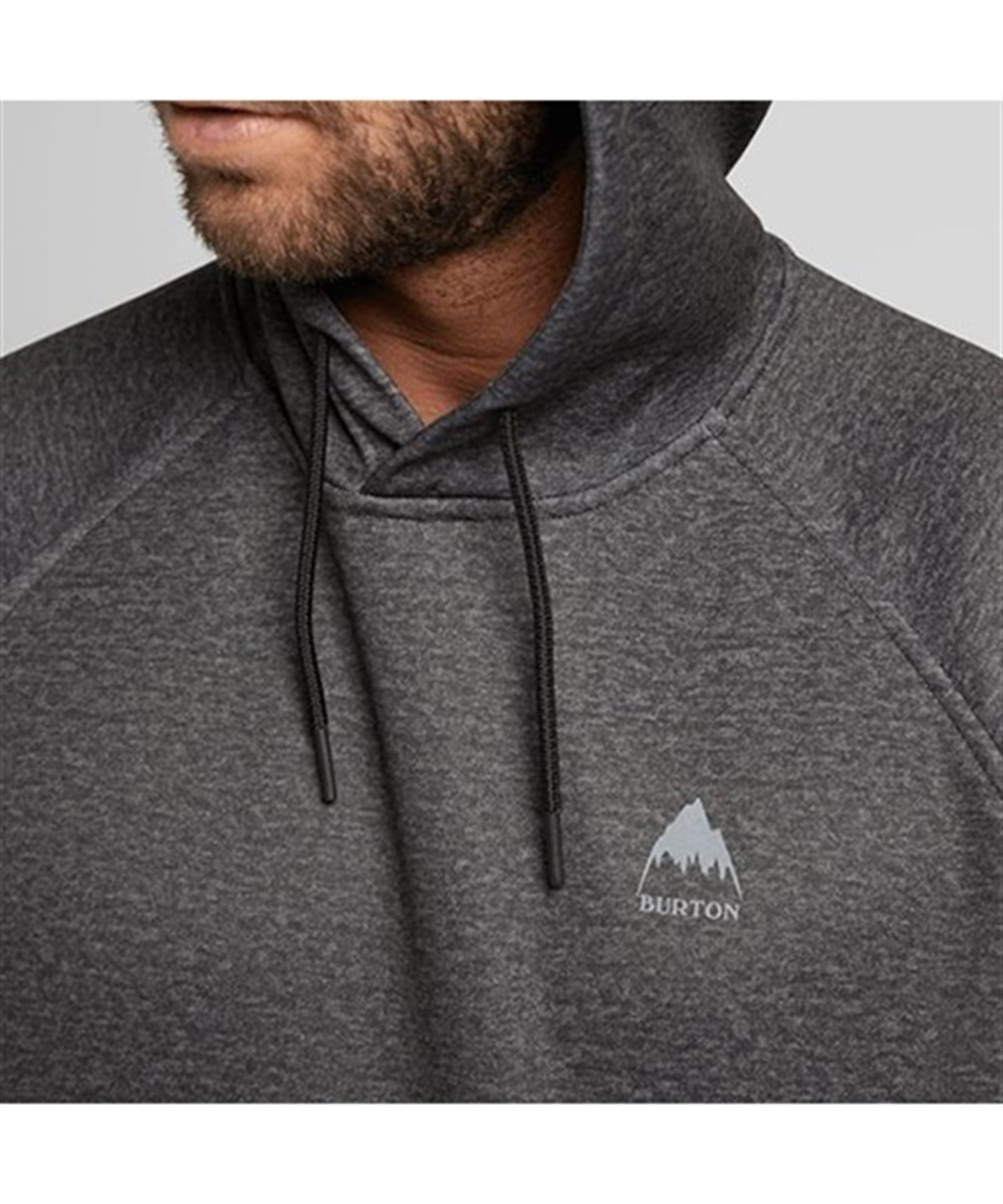 BURTON バートン Crown Weatherproof Pullover Fleece スノーボード インナーウェア 22-24モデル KK F30(True-Black-Heather-XS)