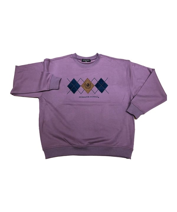 NOMADIK ノマディック IN ARGYLE CREW 72324505 スノーボード インナーウェア ユニセックス ムラサキスポーツ 24-25モデル