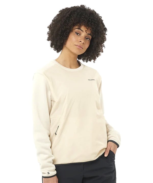 SALOMON サロモン INW OUTLINE HYB WARM PO スノーボード インナーウェア レディース ムラサキスポーツ 24-25モデル LL L21