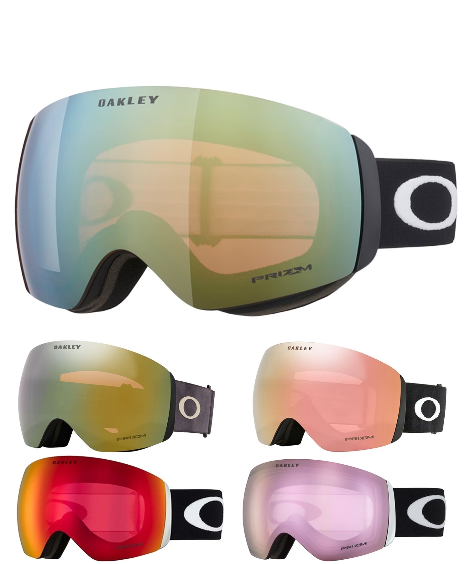 OAKLEY オークリー FLIGHT DECK L スノーボード ゴーグル ユニセックス 24-25モデル ムラサキスポーツ LL H26(PRSGD-L)
