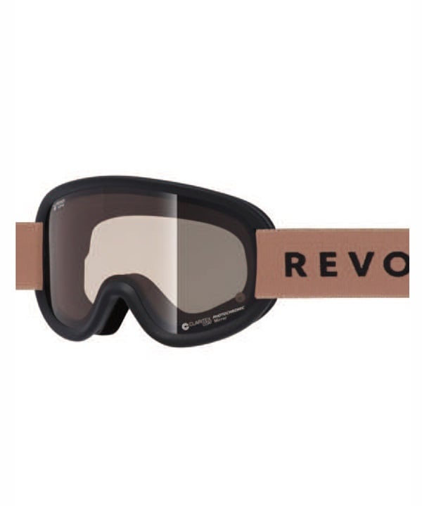REVOLT リボルト SUPER LIGHT FRAME R25MBK 調光レンズ 平面レンズ スノーボード ゴーグル ユニセックス ムラサキスポーツ 24-25モデル LL J17