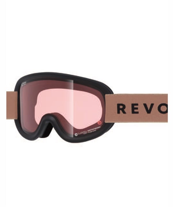 REVOLT リボルト SUPER LIGHT FRAME R25MBK 調光レンズ 平面レンズ スノーボード ゴーグル ユニセックス ムラサキスポーツ 24-25モデル LL J17