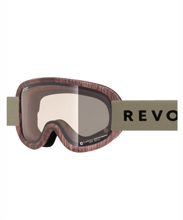 REVOLT リボルト SUPER LIGHT FRAME R25PIN 調光レンズ 平面レンズ スノーボード ゴーグル ユニセックス ムラサキスポーツ 24-25モデル LL J17