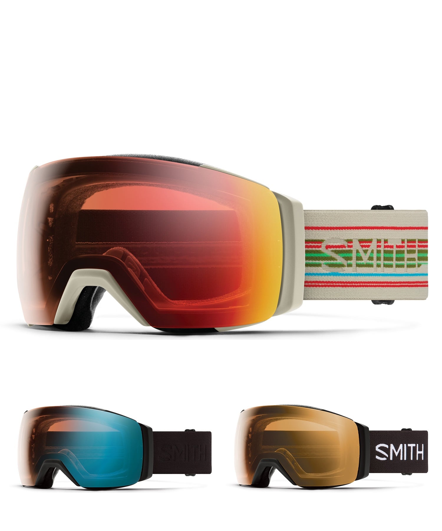 SMITH スミス I O MAG XL 球面 スノーボード ゴーグル ユニセックス ムラサキスポーツ 24-25モデル LL I20(Black-ONESIZE)