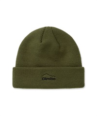 DIMITO ディミト DMT LOGO BEANIE スノーボード ビーニー ユニセックス ムラサキスポーツ 24-25モデル LL J3(KHAKI-ONESIZE)