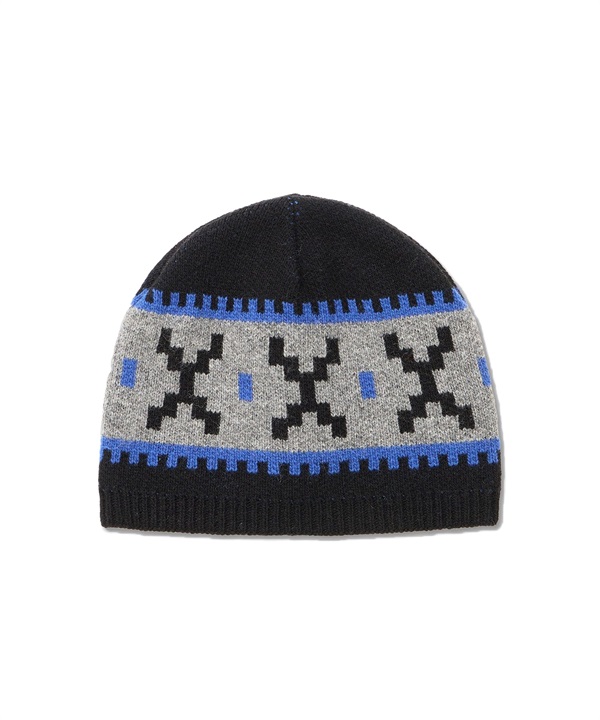 DIMITO ディミト CROCHET BLOCK BEANIE スノーボード ビーニー ユニセックス ムラサキスポーツ 24-25モデル LL J3