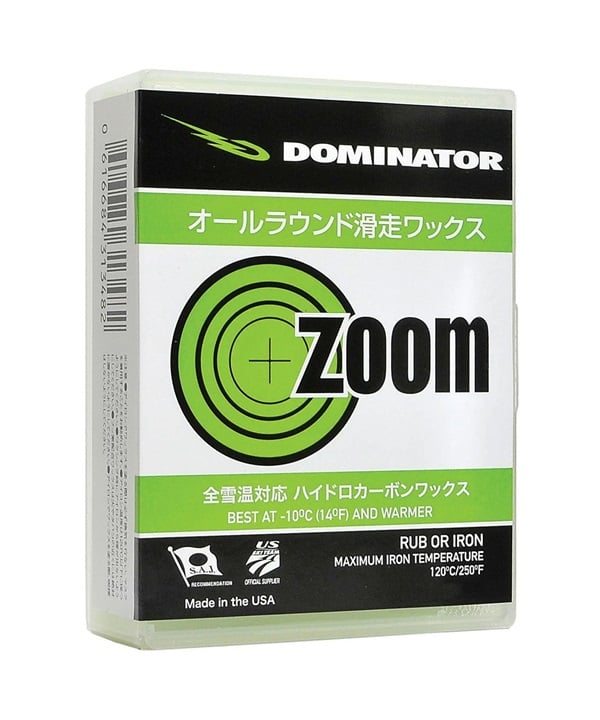 DOMINATOR ドミネーター DM-ZOOM-400 スノーボード ワックス WAX 固形WAX ホットワックス 滑走ワックス 24-25モデル LL I5