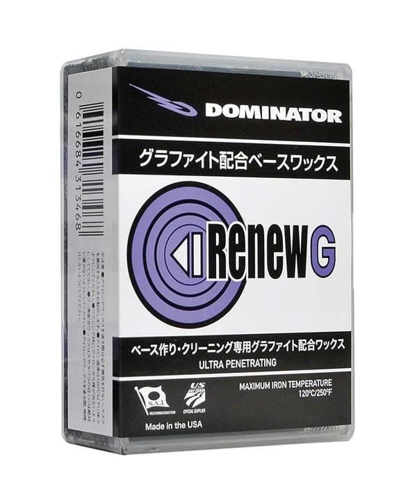 DOMINATOR ドミネーター RENEWG 400 スノーボード ワックス WAX 固形WAX ホットワックス ベースワックス グラファイト 24-25モデル