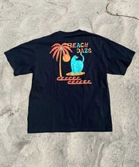 DEAR LAUREL ディアローレル メンズ 半袖 Tシャツ D24S2121 Toyameg コラボレーション(BLK-M)