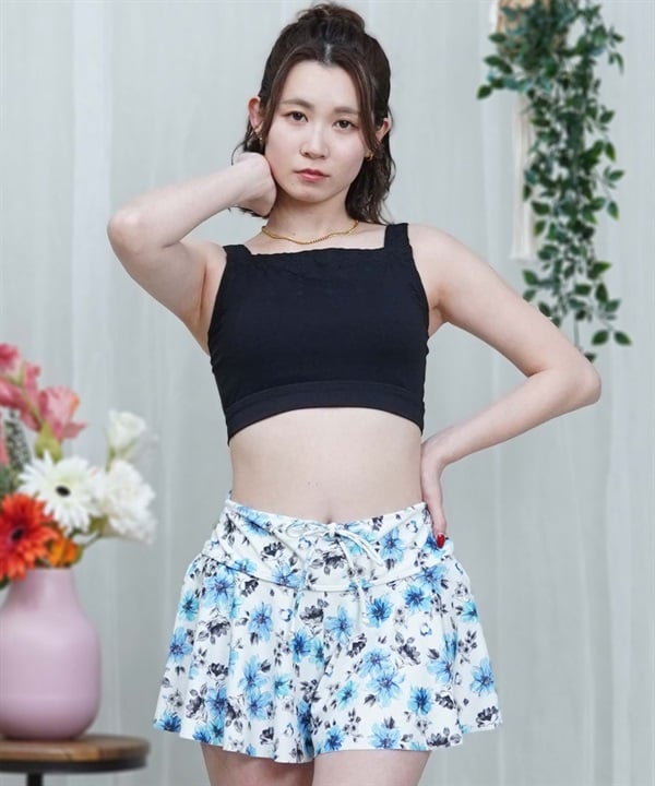 LAETITIA レリッタ 水着 レディース タンキニ 花柄 3点セット 441301