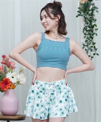 LAETITIA レリッタ 水着 レディース タンキニ 花柄 3点セット 441301(GR-9)