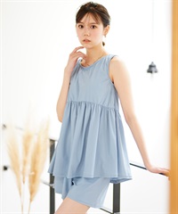 Ungrid アングリッド 水着 レディース フレアタンク 体型カバー 水陸両用 ユーティリティ 640601(BL-9)