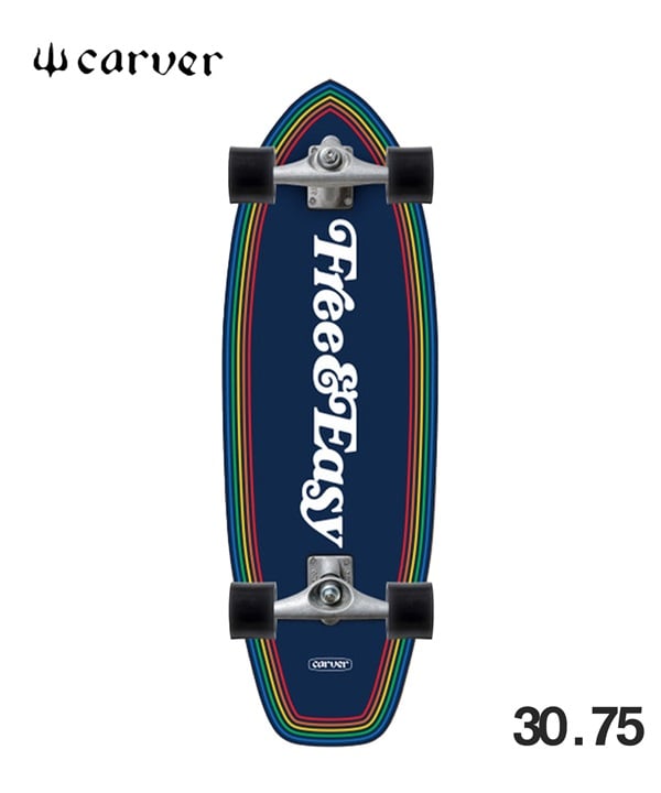 【オンラインストア限定販売】CARVER カーバー CARVER×FREE&EASY PRISM 30.75 サーフスケート フリーアンドイージー
