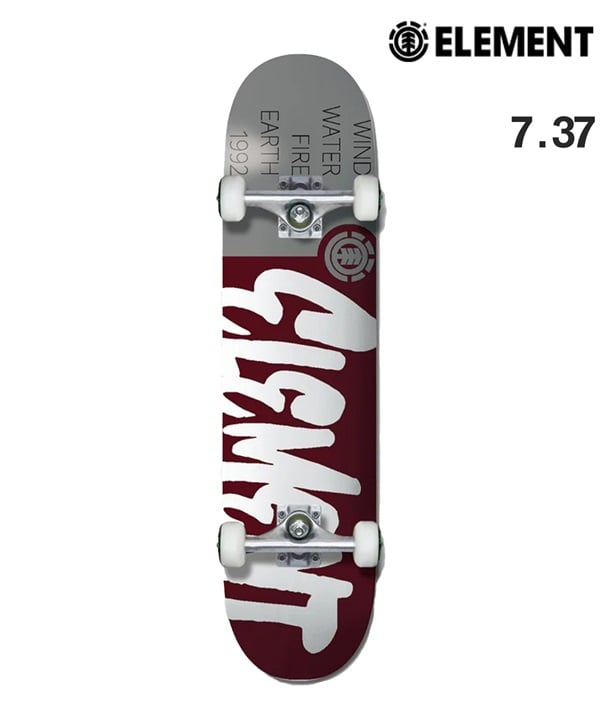 ELEMENT エレメント キッズ スケートボード コンプリート デッキ 7.37inch PUFFYS ムラサキスポーツ