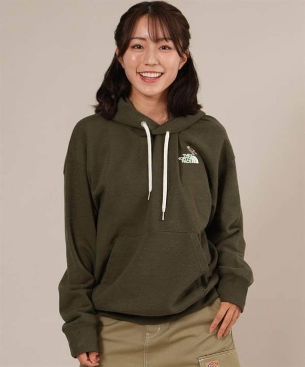 THE NORTH FACE ザ・ノース・フェイス プルオーバー パーカー レディース フーディー ワンポイント ロゴ ZOO PICKER HOODIE NT12535