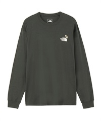 THE NORTH FACE ザ・ノース・フェイス 長袖 Tシャツ ロンT レディース 無地 ワンポイント ロゴ ロングスリーブズーピッカーティー NT82536(AG-S)