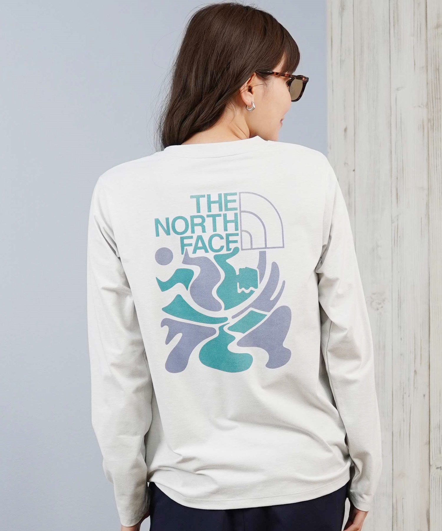 THE NORTH FACE ザ・ノース・フェイス 長袖 Tシャツ ロンT レディース バックプリント ロゴ L S ES Climbing Logo Tee NTW82584(WX-M)