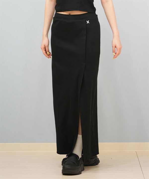 Hurley ハーレー スカート レディース ロングスカート リブニット スリット WSK2320006