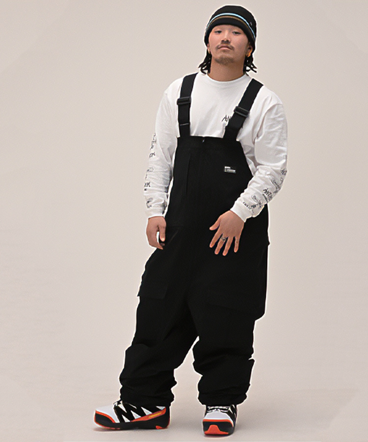 ANTHEM アンセム CHEST SLIT スノーボード ウェア パンツ ユニセックス 25-26モデル LL C14【2526】(BLACK-S)