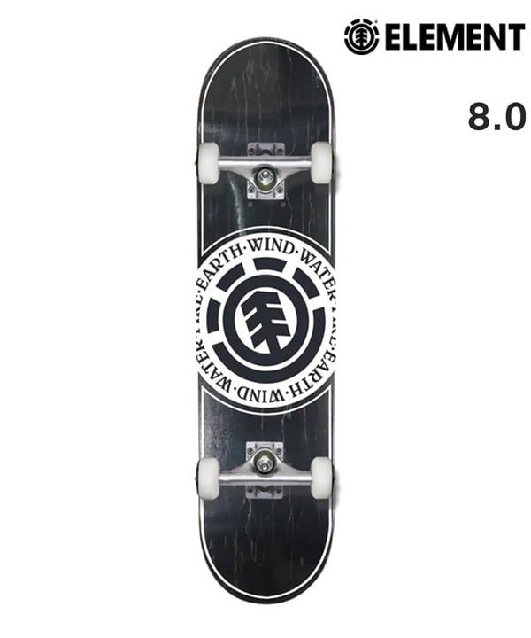ELEMENT エレメント スケートボード コンプリート シンプル 初心者 8.0inch SEAL ムラサキスポーツ