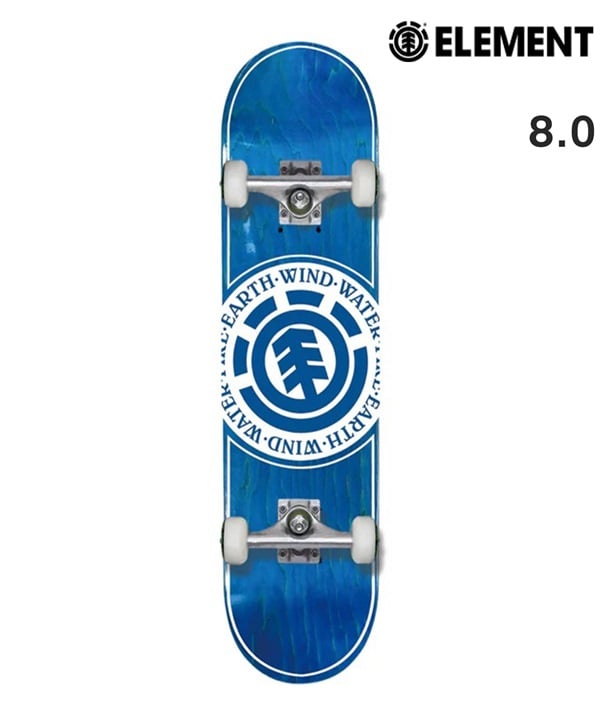 ELEMENT エレメント スケートボード コンプリート シンプル 初心者 8.0inch SEAL ムラサキスポーツ