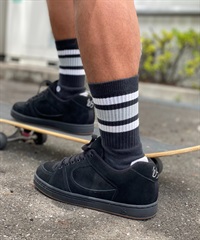 es エス スニーカー メンズ レディース ユニセックス ACCEL アクセル スケボー スケシュー 51010139001(BLACK-23.0cm)