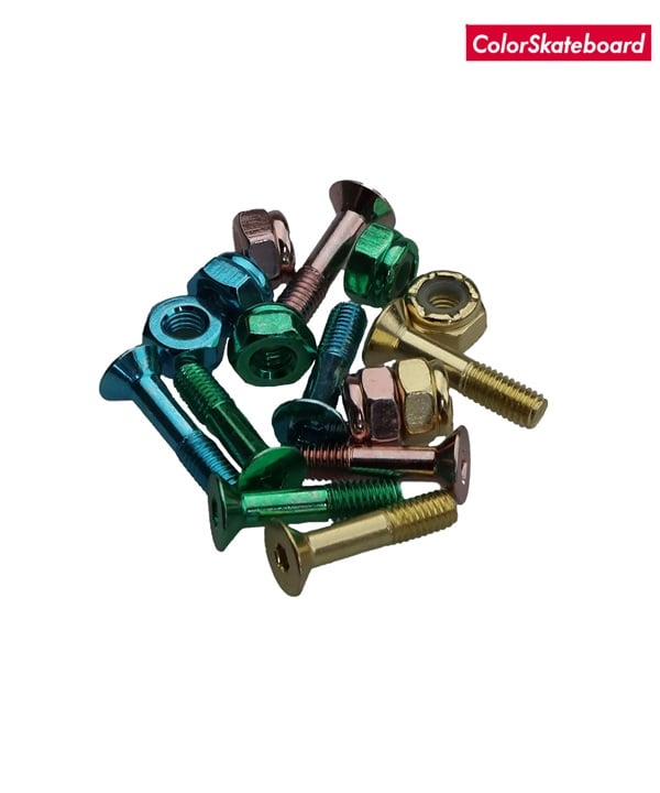 COLOR SKATEBOARDS カラー スケートボード パーツ ボルト ビス 7 8 ALLEN HARDWARE ムラサキスポーツ