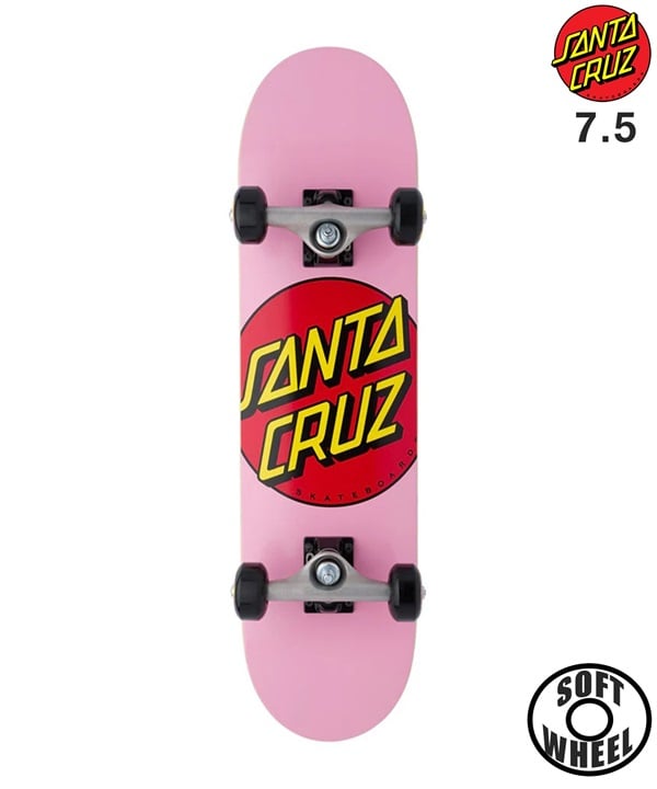 SANTA CRUZ サンタクルーズ スケートボード コンプリート7.5inch MICRO CLASSIC DOT ムラサキスポーツ
