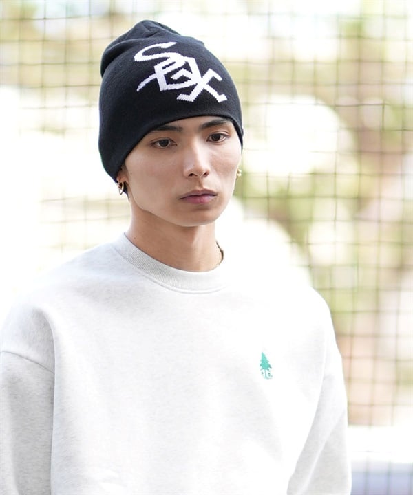 NEW ERA ニューエラ ビーニー ニットキャップ ニット帽 帽子 ベーシック ビーニー Cooperstown クーパーズタウン シカゴ・ホワイトソックス ブラック 14312246