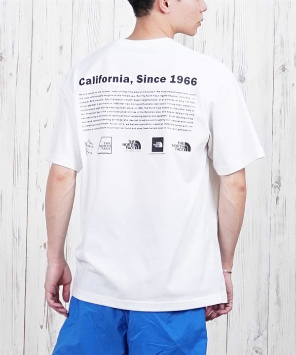 THE NORTH FACE ザ・ノース・フェイス 半袖 Tシャツ メンズ バックプリント 速乾 ショートスリーブヒストリカルロゴティー NT32407