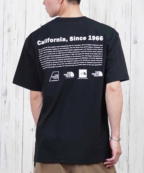 THE NORTH FACE ザ・ノース・フェイス 半袖 Tシャツ メンズ バックプリント 速乾 ショートスリーブヒストリカルロゴティー NT32407