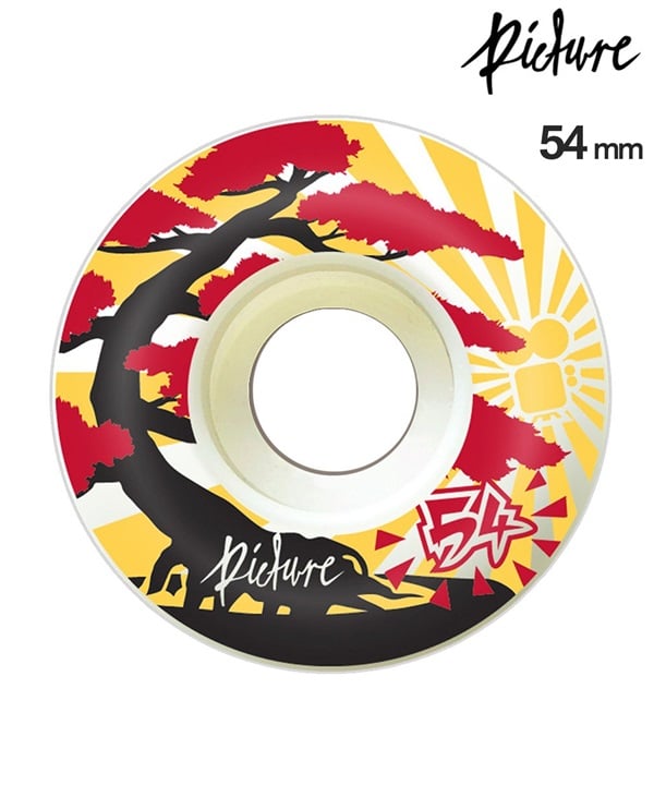 PICTURE WHEELS ピクチャーウィール スケートボード ウィール 80A 54~58mm BONSAI ムラサキスポーツ