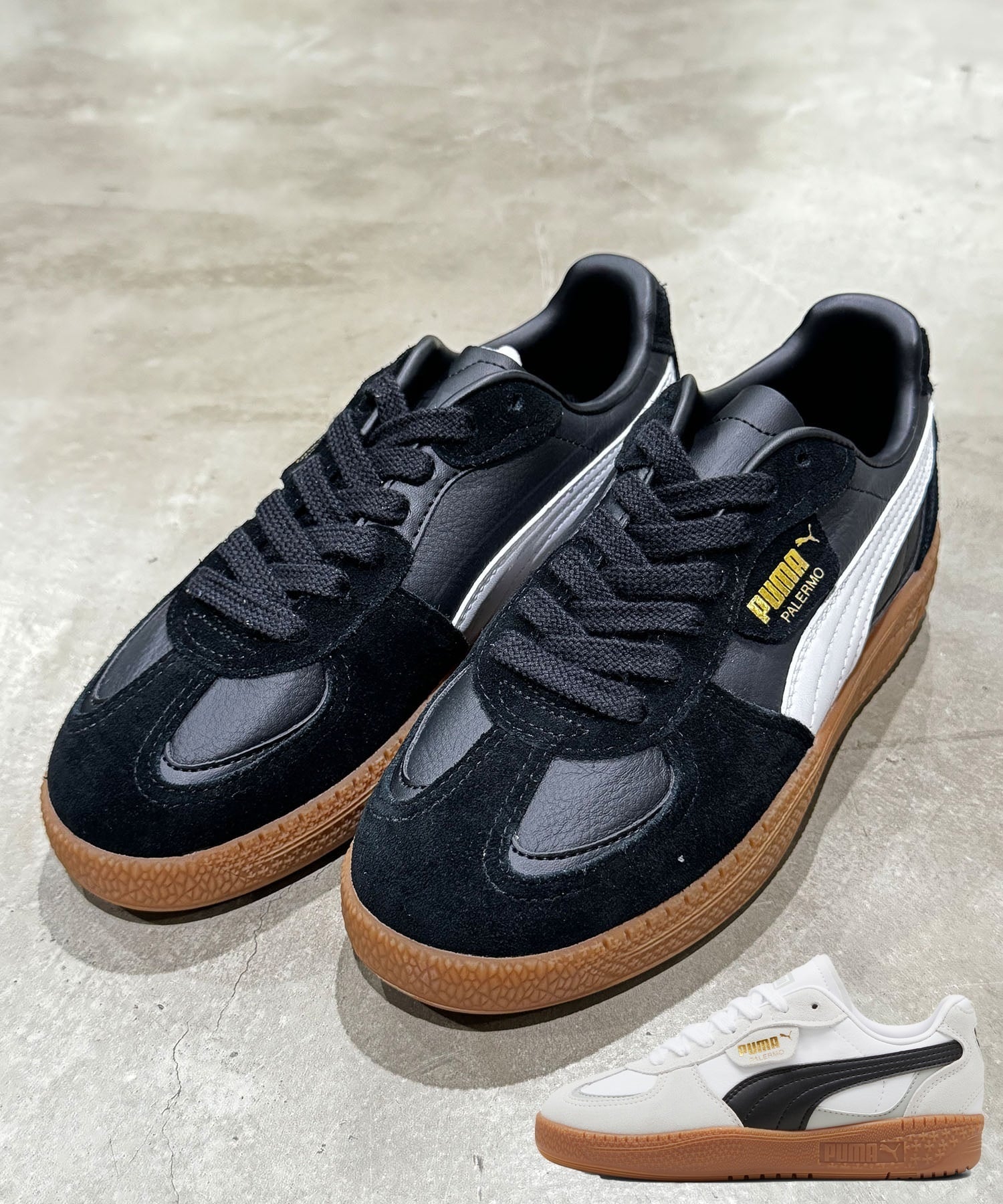 PUMA プーマ シューズ スニーカー レディース ストリート テラス系 Tトゥ PALERMO MODA パレルモ モダ 397727(01-23.0cm)