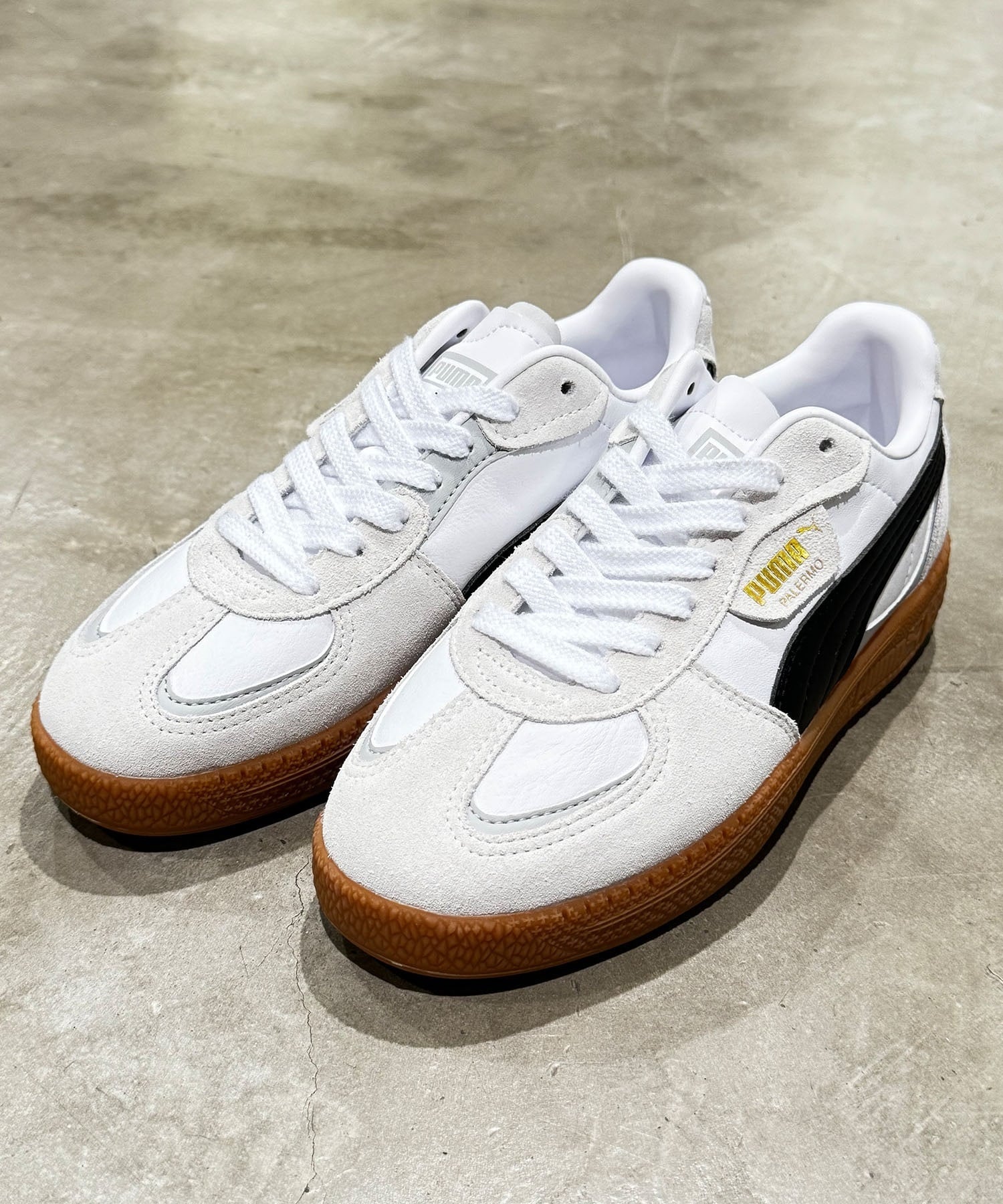 PUMA プーマ シューズ スニーカー レディース ストリート テラス系 Tトゥ PALERMO MODA パレルモ モダ 397727(01-23.0cm)