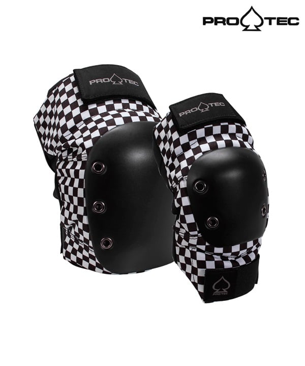 PRO-TEC プロテック KNEE & ELBOW PAD SET CHECK S～XL スケートボード プロテクター