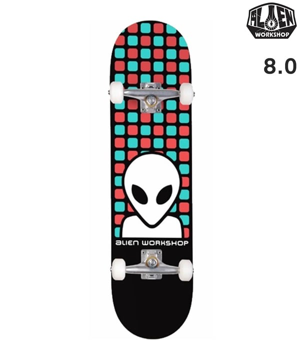 ALIEN WORKSHOP エイリアン ワークショップ スケートボード コンプリート 8.0inch MATRIX MULTI ムラサキスポーツ