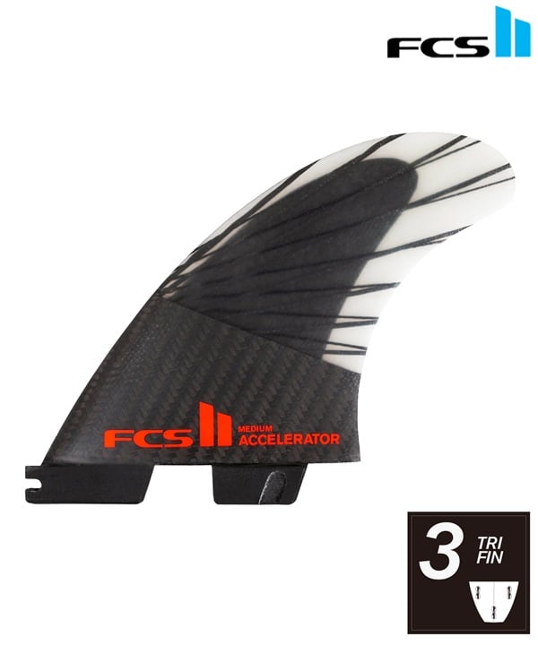 FCS2 エフシーエスツー FACC-CC03-MDTSR ACCELERATOR TRI サーフィン フィン ムラサキスポーツ
