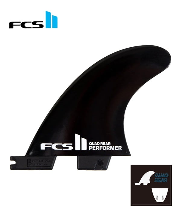 FCS2 エフシーエスツー FIN GF PERFORMER QUADR サーフィン クワッドリアフィン