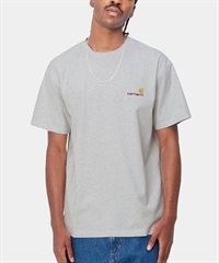 Carhartt WIP カーハートダブリューアイピー 半袖 Tシャツ メンズ ショートスリーブアメリカンスクリプトTシャツ S/S AMERICAN SCRIPT T-SHIRT I029956(GREY-S)