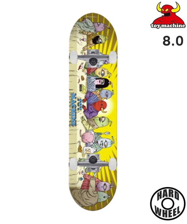 TOY MACHINE トイマシーン スケートボード コンプリート 8.0inch LAST SUPPER #06 ムラサキスポーツ
