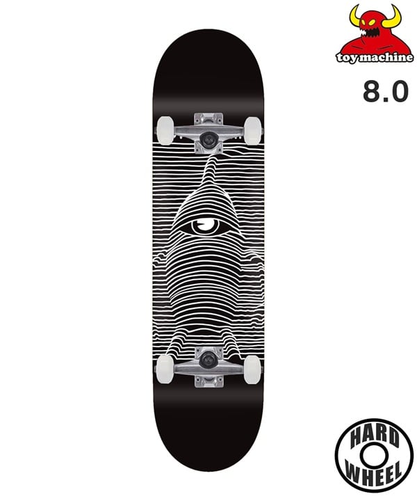 TOY MACHINE トイマシーン スケートボード コンプリート 8.0inch TOY DIVISION #03 ムラサキスポーツ