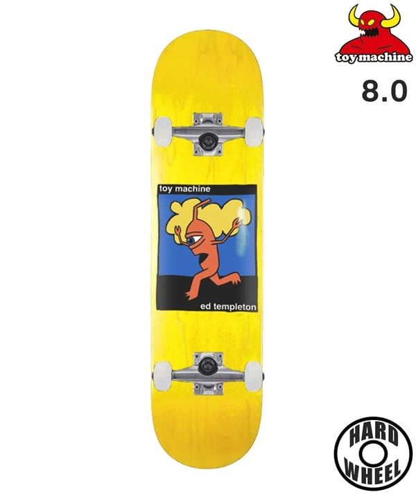 TOY MACHINE トイマシーン スケートボード コンプリート 8.0inch EARLY SECT ムラサキスポーツ