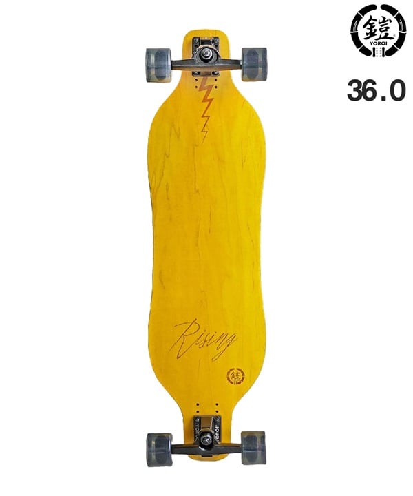 YOROI ヨロイ スケートボード ロングスケート 36inch RISING 36PP+UPS ムラサキスポーツ