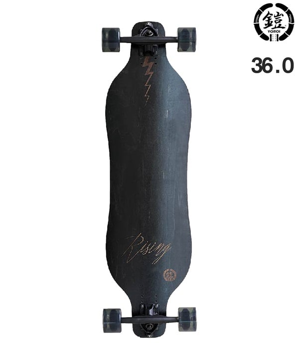 YOROI ヨロイ スケートボード ロングスケート 36inch RISING 36PW+WAVER ムラサキスポーツ