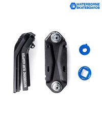 WATERBORNE ウォーターボーン スケートボード サーフ トラック アダプター FIN SYSTEM SURF AND RAIL ADAPTER ムラサキスポーツ(BK-ONE)