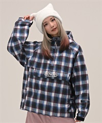 6KNOT シックスノット CHECK スノーボード ウェア ジャケット レディース ムラサキスポーツ 25-26モデル LL C28【2526】(PLPUR-S)